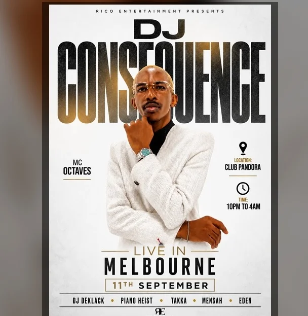 DJ CONSEQUENCE LIVE IN MELBOURNE