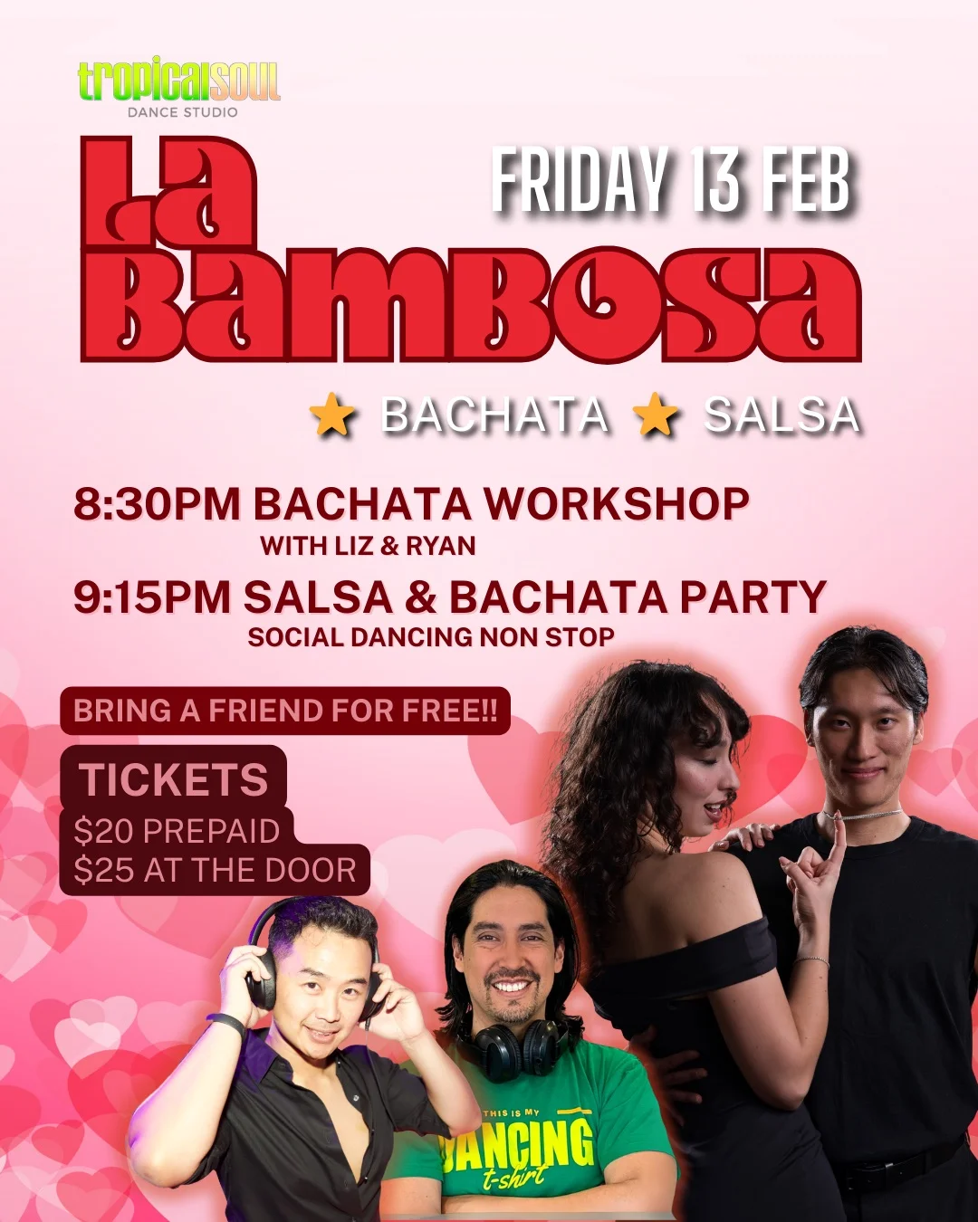 Ticketlime event page example: La Bambosa