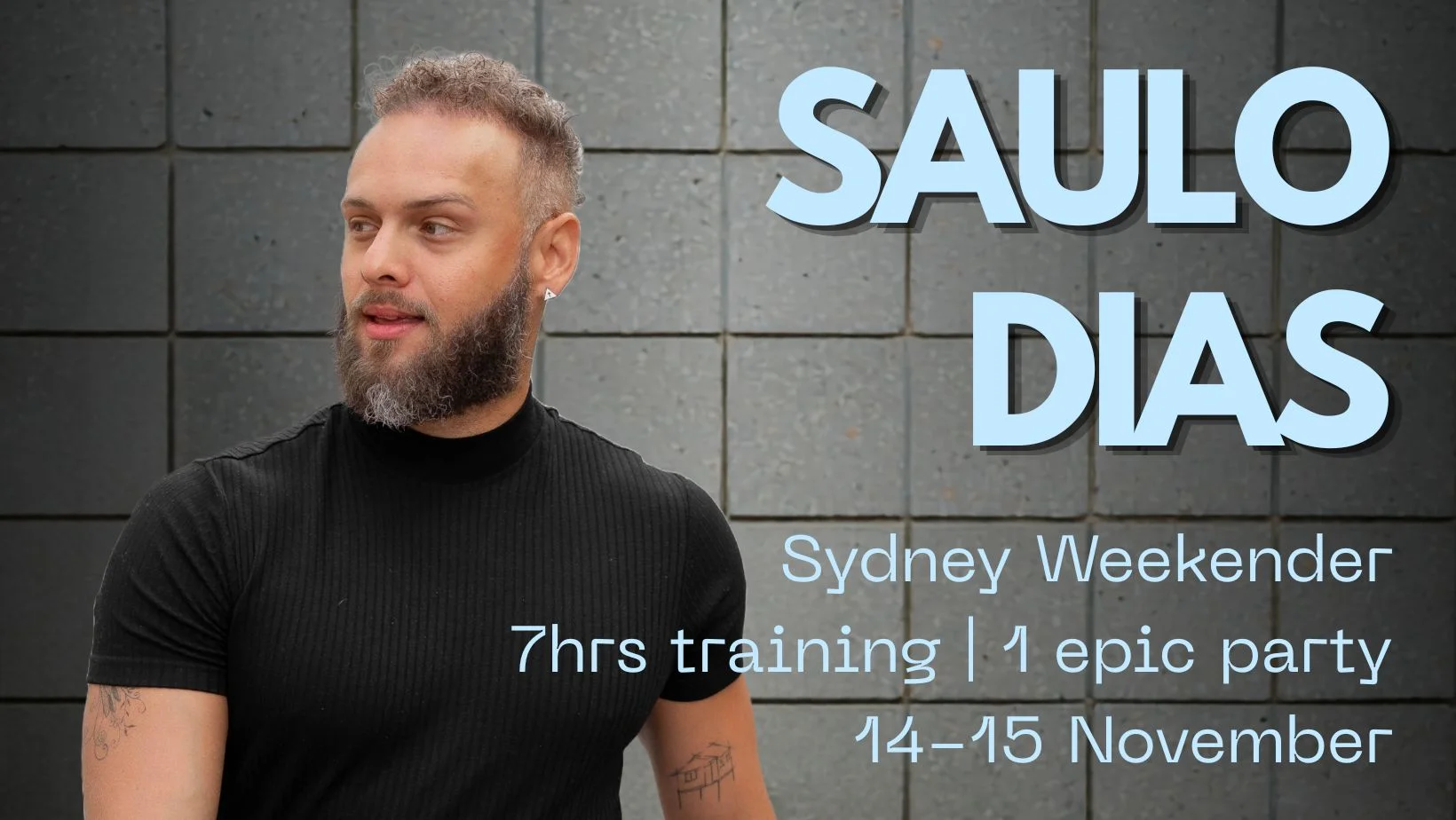Weekender with international dance artist Saulo Dias