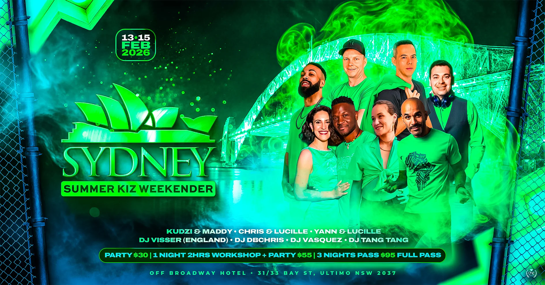 Sydney Summer Kiz Weekender! 2 International Guest Djs! 6 Artists!